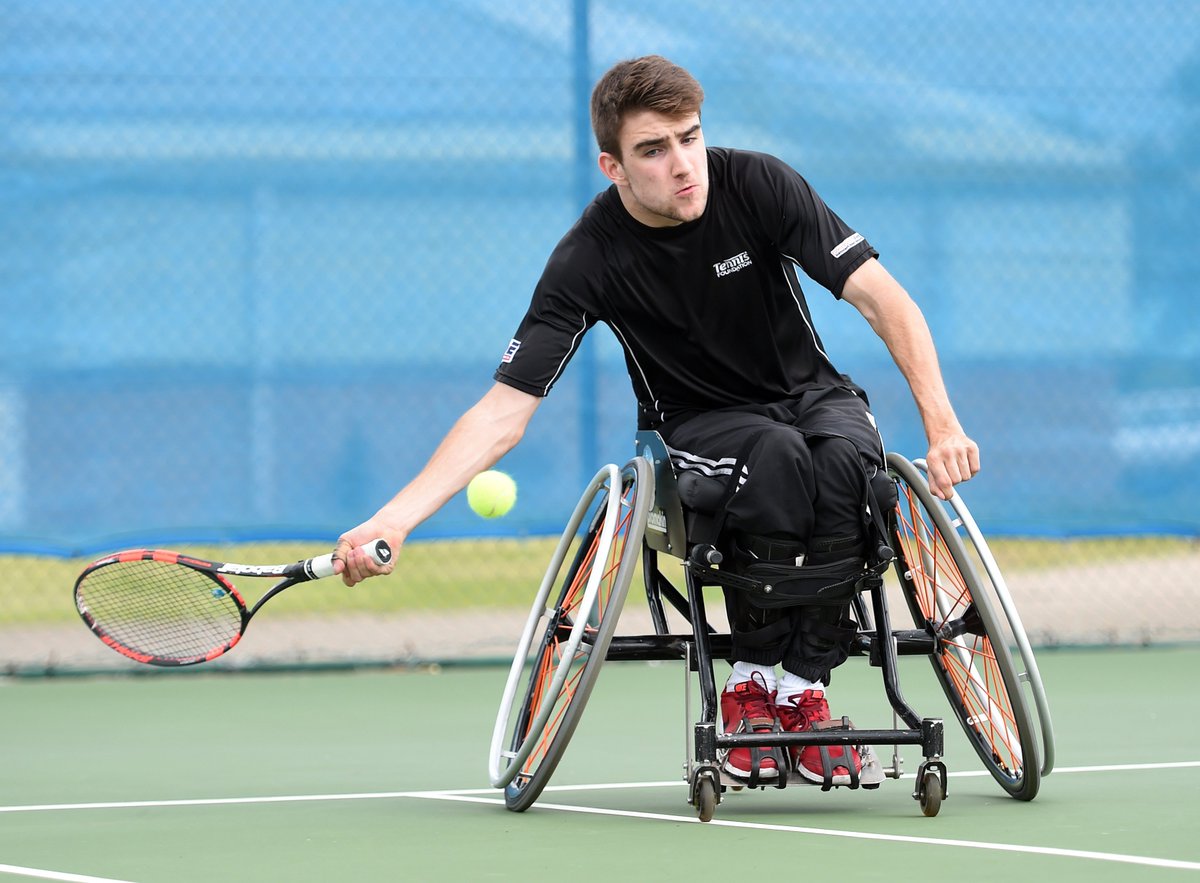 Watch Nottingham wheelchair tennis star James Shaw 'in good stead' for