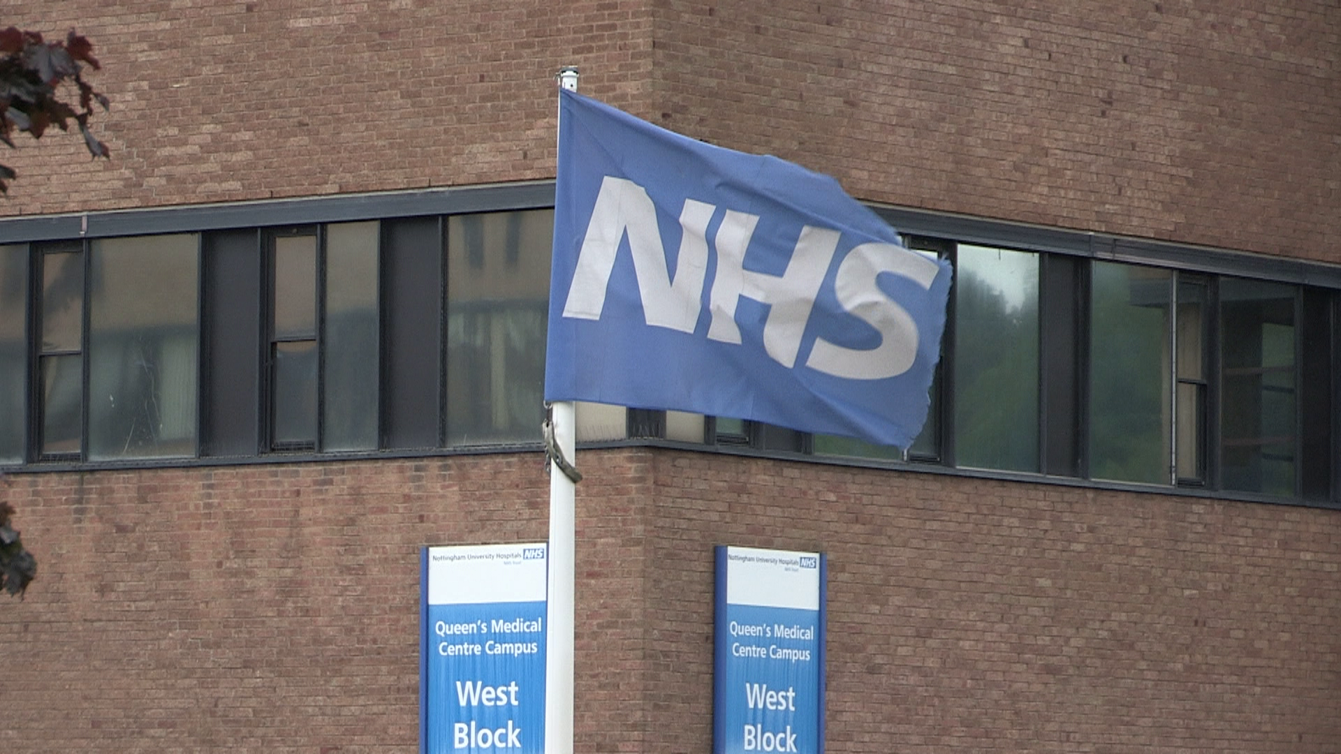 nhs flag outside qmc