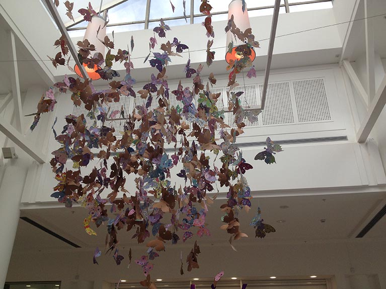 Butterflies Emett Clock Notts TV News The heart of Nottingham news