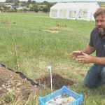 Andy Gaunt shows some of the finds