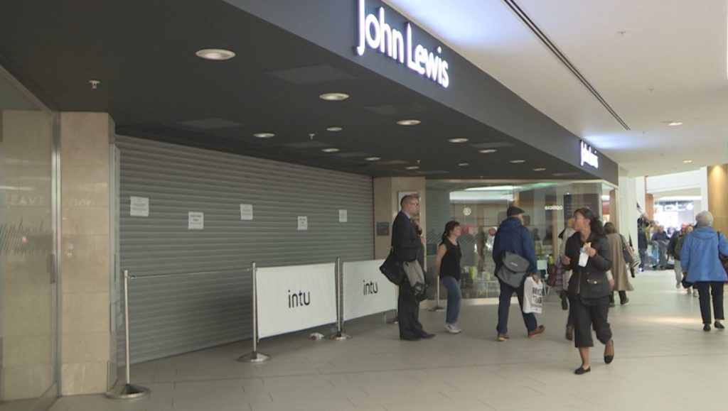 John Lewis Nottingham reopens after flood Notts TV News The heart