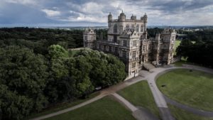 wollaton,hall,sky,drone,aerial,photography