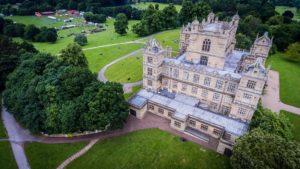 wollaton,hall,sky,drone,aerial,photography