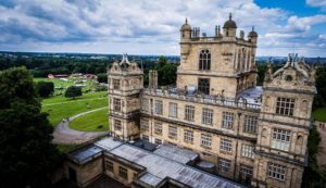 wollaton,hall,sky,drone,aerial,photography