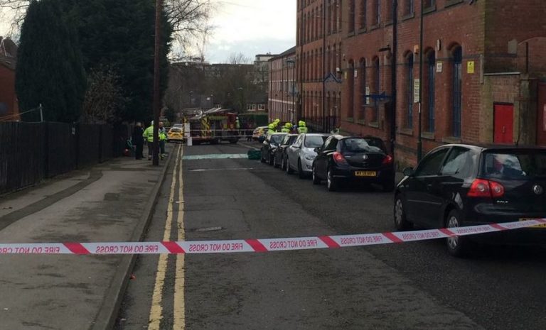 Russell-Street-Nottingham-police-fire