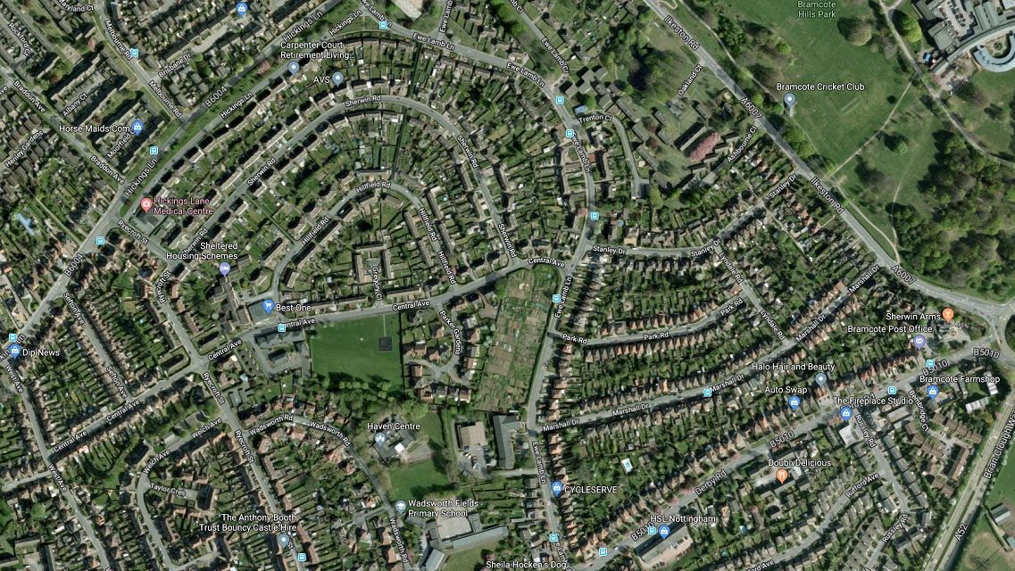 Ewe Lamb Lane in Bramcote Hills (Picture Google) Notts TV News The