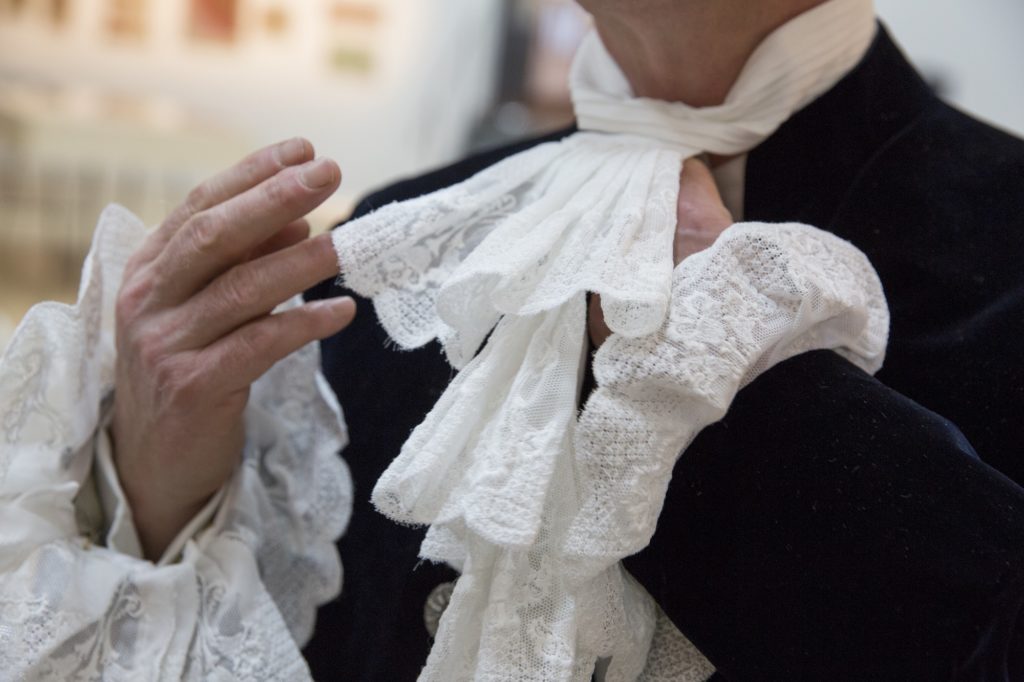 High Sheriffs to wear lace jabots and cuffs made by Nottingham university inspired by historic