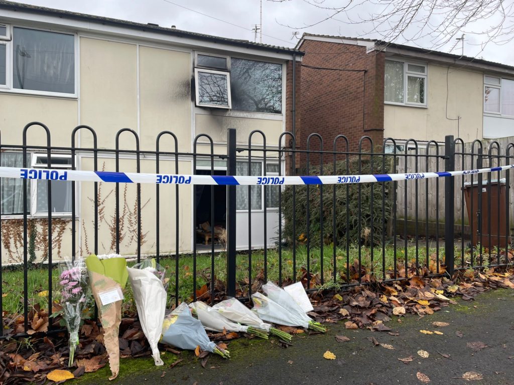 Man charged with murders of mother and daughters in flat fire Notts