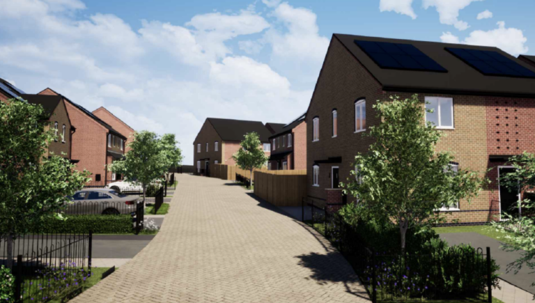 How the homes on the Eastglade site will look when complete
