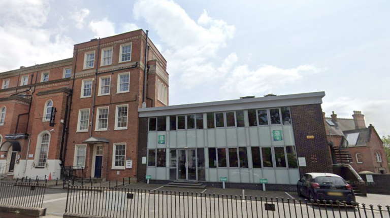 Clinton Terrace, off Derby Road in Nottingham