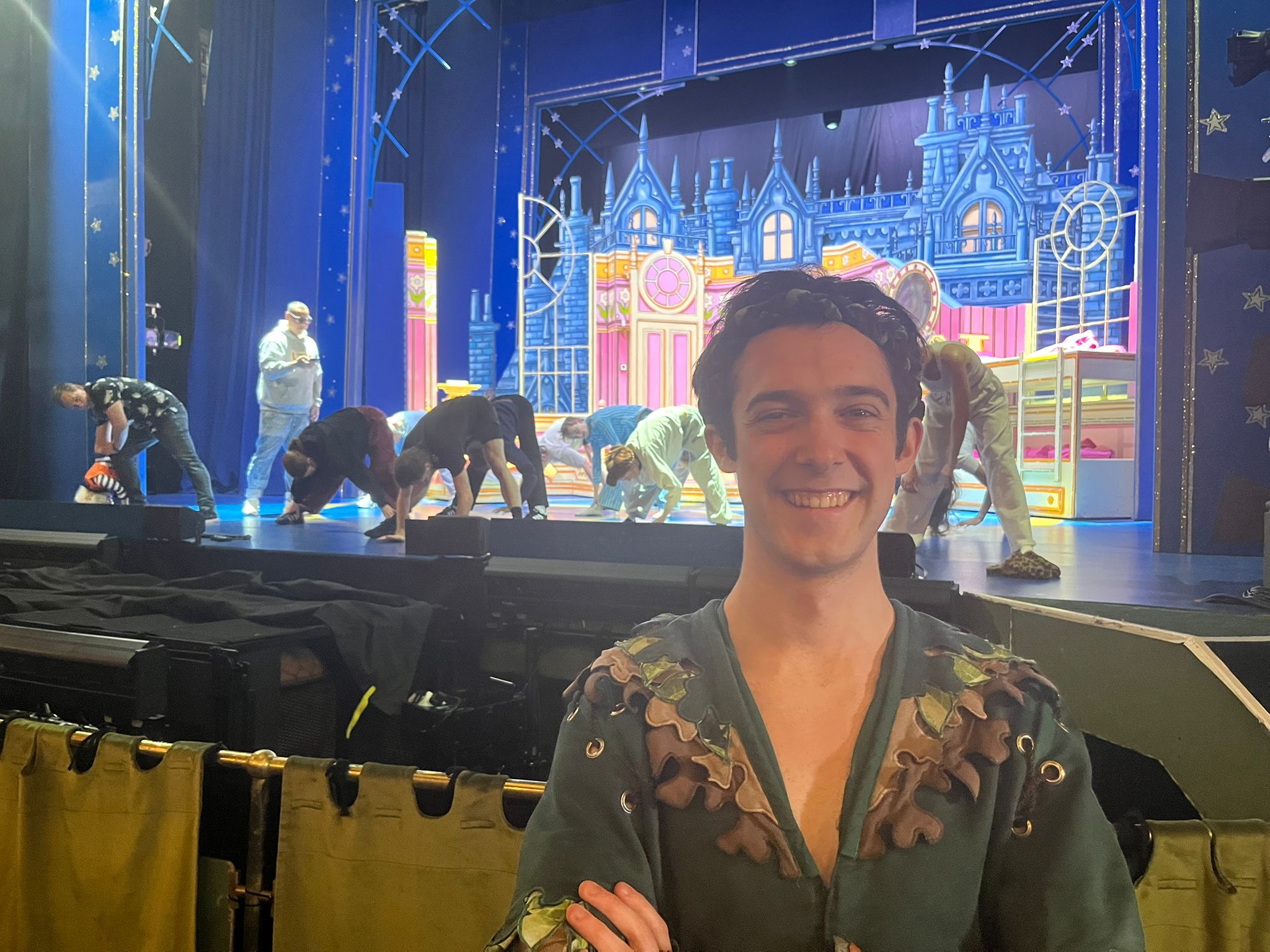Aidan Carson who plays Peter Pan.